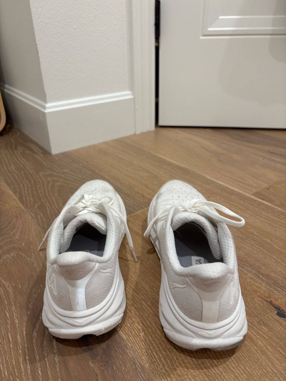 Hoka White Athletic Sneakers - Picture 4 of 4
